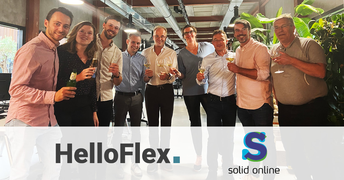 Partnership HelloFlex & Solid Online has been offering companies optimal flexibility for 2 years
