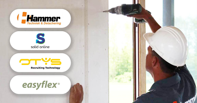 Hammer Techniek & Detachering: Connector interface between OTYS and Easyflex now for the first time including Hours!