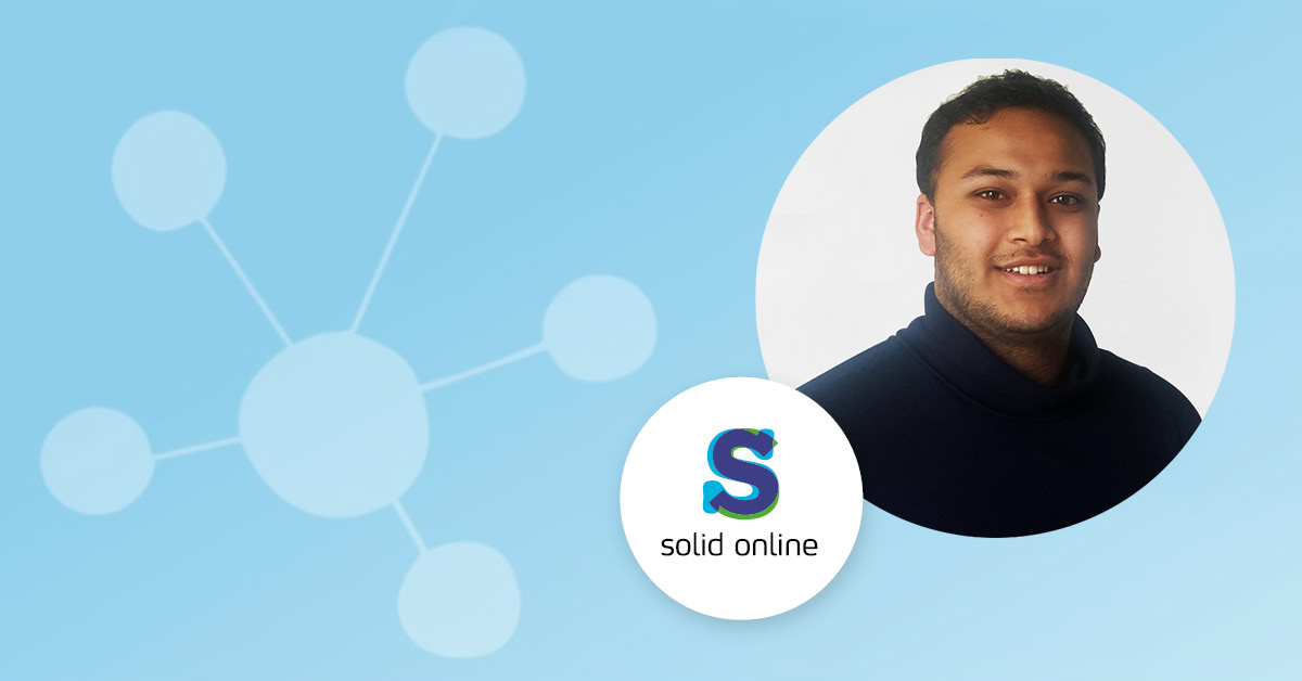 Ashvin, intern Information Security Management comfortable at Solid
